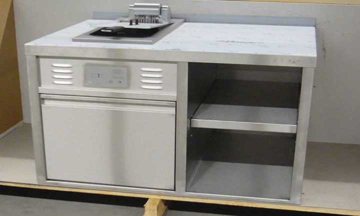 Kienle Fritteusenschrank